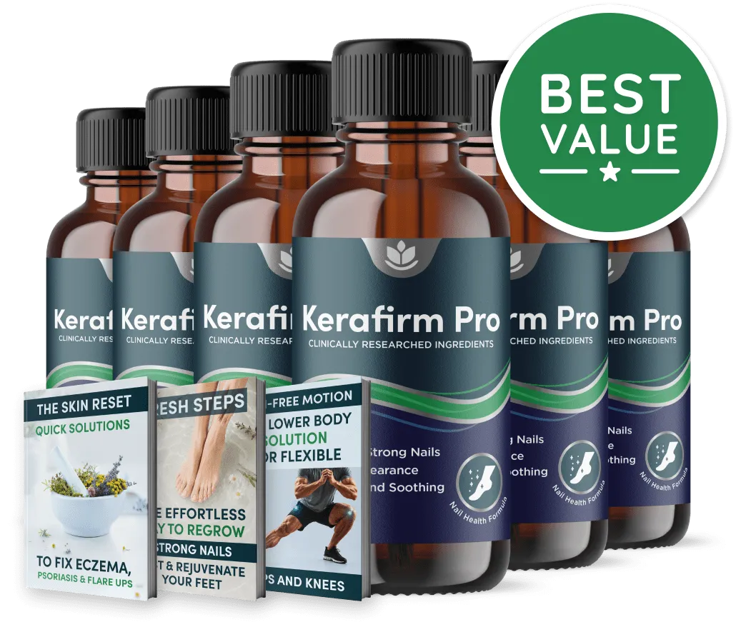 Kerafirm Pro six-bottle promotional pack